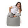 Atelier Del Sofa Square Pouf - Fume